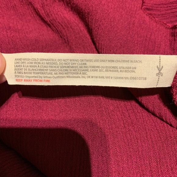 Free People Delphine Beaded Magenta Tunic/Dress - Picture 11 of 12